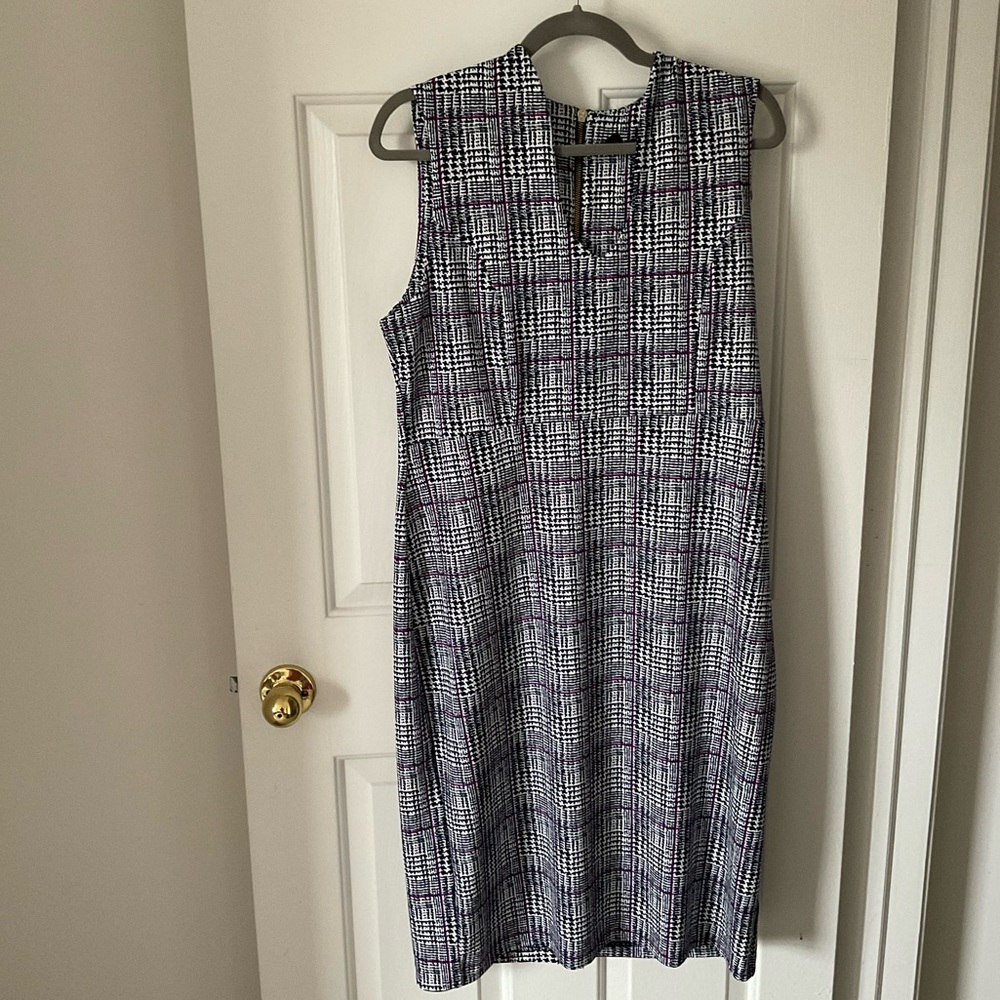 Nina Leonard Sleeveless Sheath Dress, Size XL Extra Large